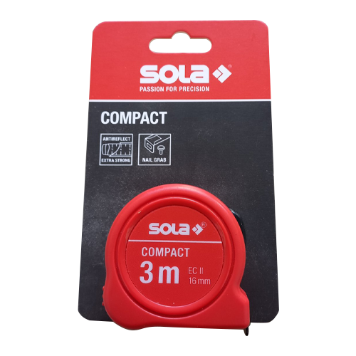 Tape Measure Sola 3m compact